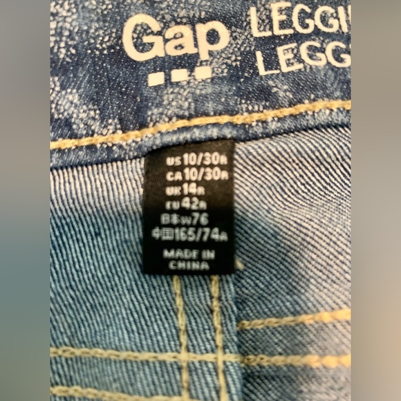 Gap Legging Skimmer, Leggings Cheville, Size 10 - Picture 6 of 8